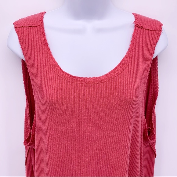 We The Free Ribbed Loose Fitting Swing Tank Top - Picture 2 of 8